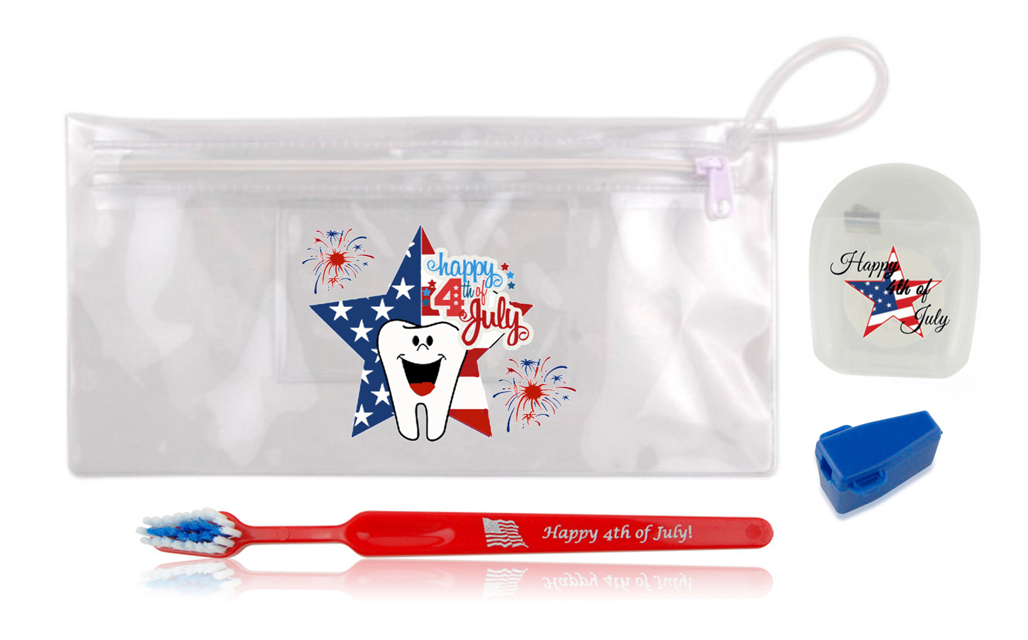 4th of July Dental Kit 144/Pcs