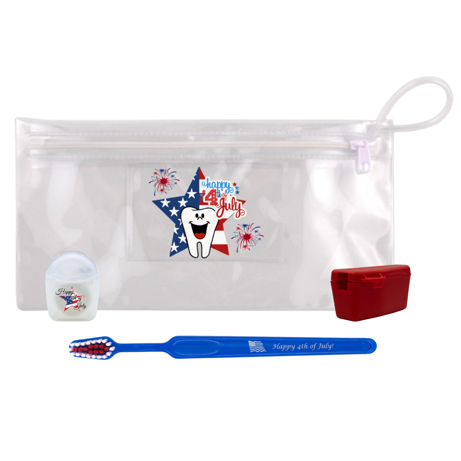 4th of July Dental Kit 144/Pcs