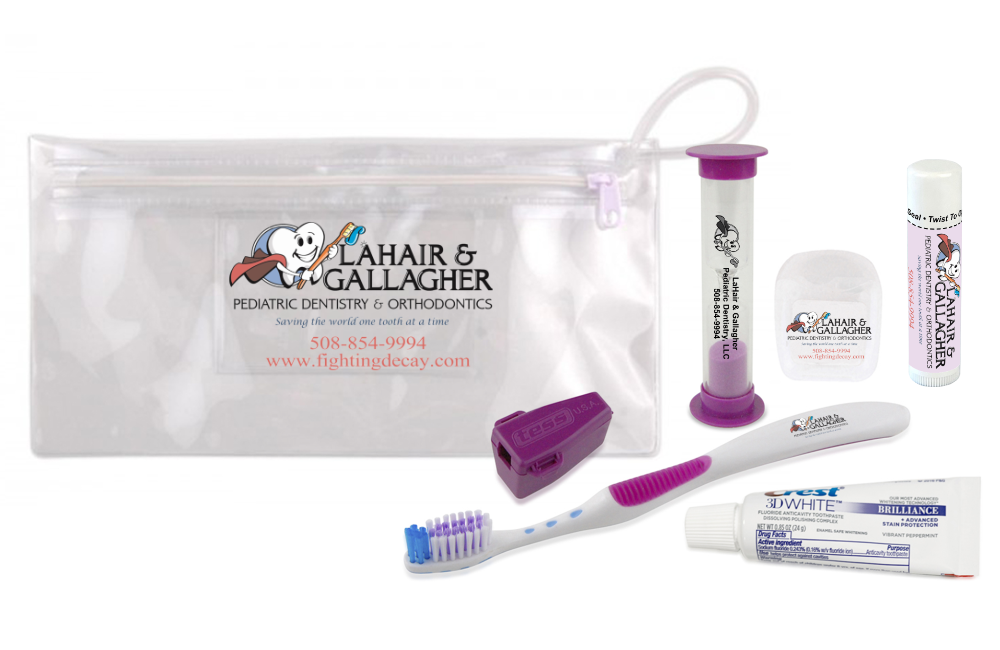 Adult Toothbrush Kit with Lip Balm