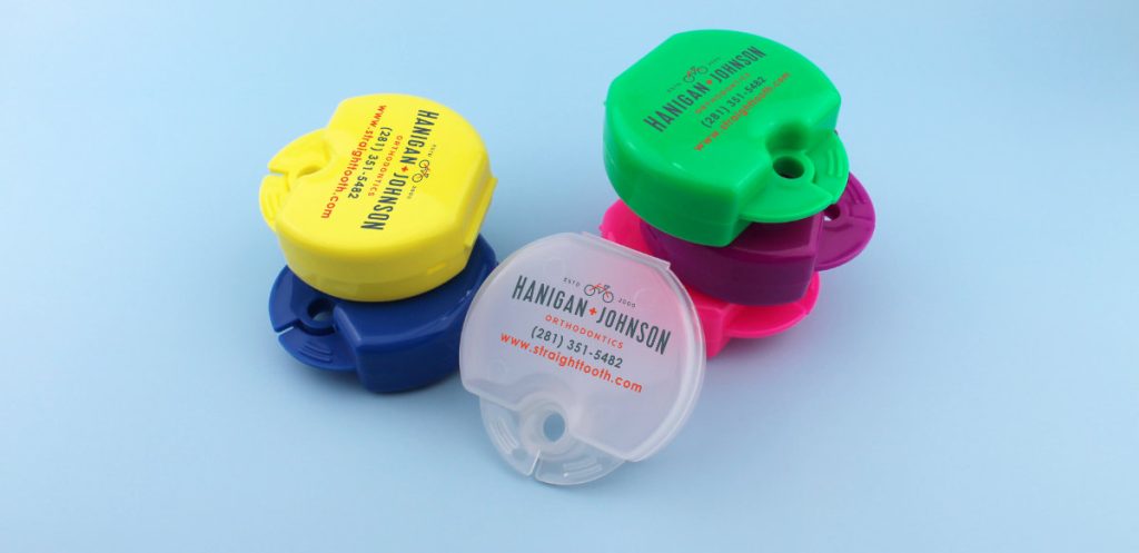 Retainer cases are convenient for orthodontia patients to use for mouth guards, retainers, or aligners.