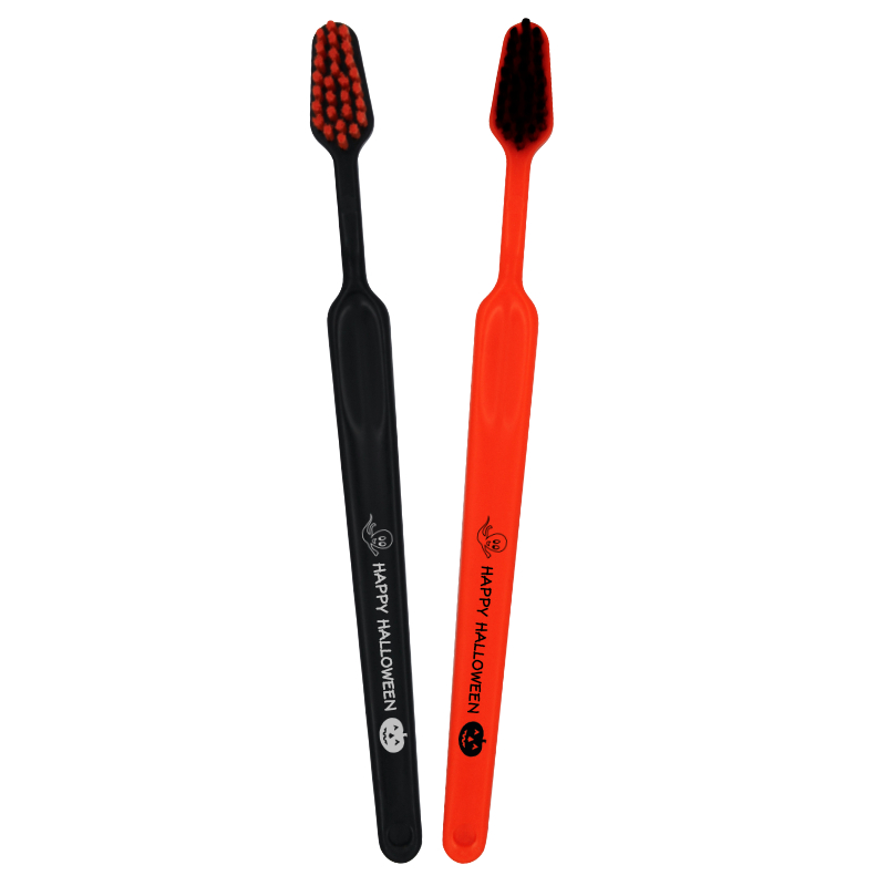 Happy Halloween Child Toothbrush – Orange & Black