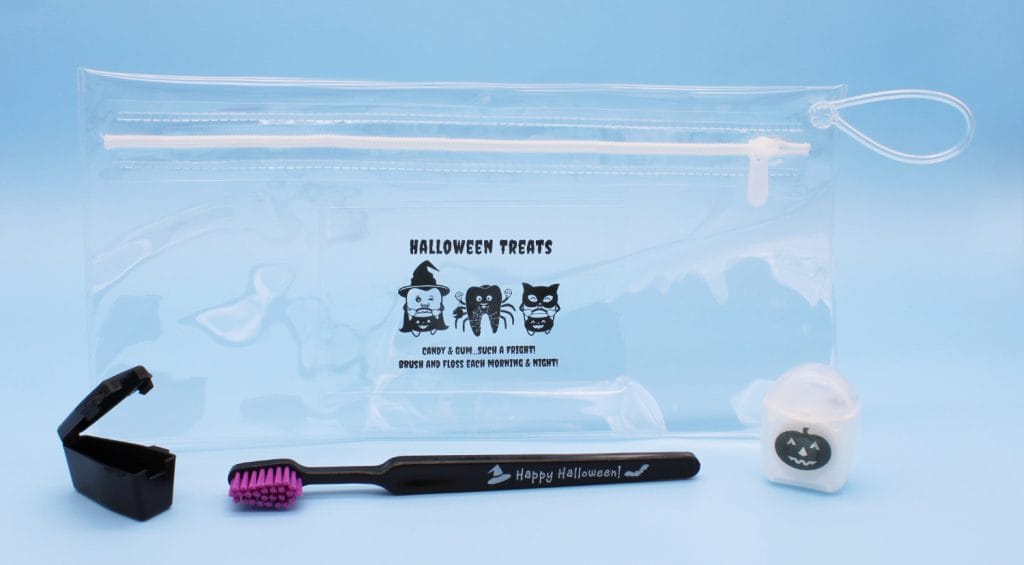 Encourage patients to bring their candy to the event in exchange for cash (per pound), local coupons, Halloween hygiene kits, goodie bags, or other creative treats.