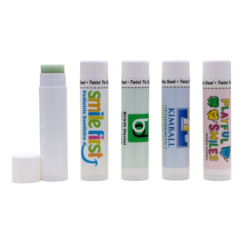 Custom Personalized Lip Balm – Herbal Mint