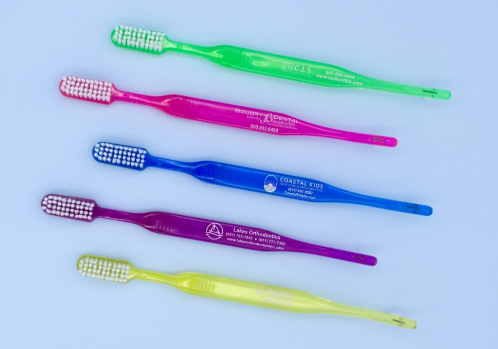 Each orthodontic brush is made to deliver a superior clean and is available in a range of colors and grip styles.