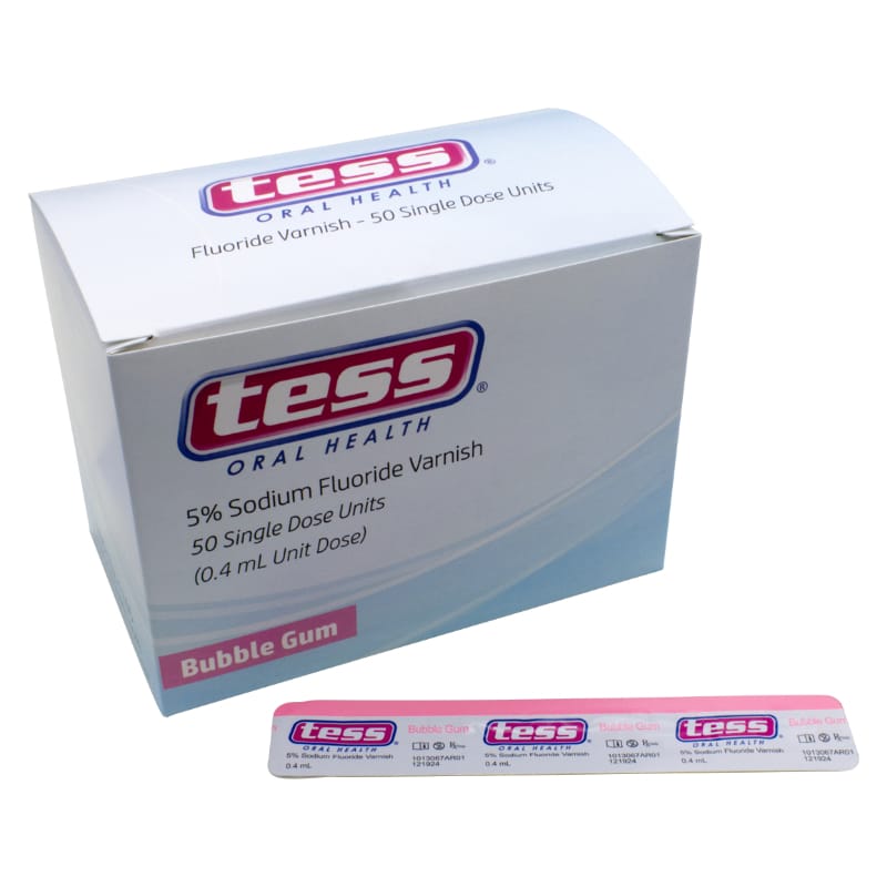 NEW Fluoride Varnish Bubblegum – 50 count