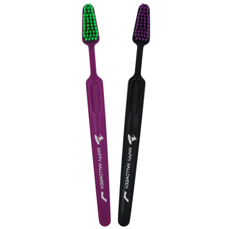 Happy Halloween Adult Toothbrush – Purple & Black